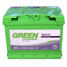 Автомобильный аккумулятор Green Power