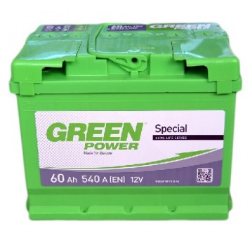 Автомобильный аккумулятор Green Power