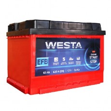 Автомобильный аккумулятор WESTA